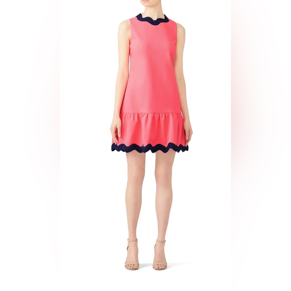 Sail to Sable Neon Pink Drop Waist Dress